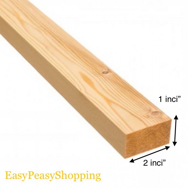 1 X 2 Furniture Wood Batang Kayu Perabot Kayu Kayu Kok Cai Shopee Malaysia