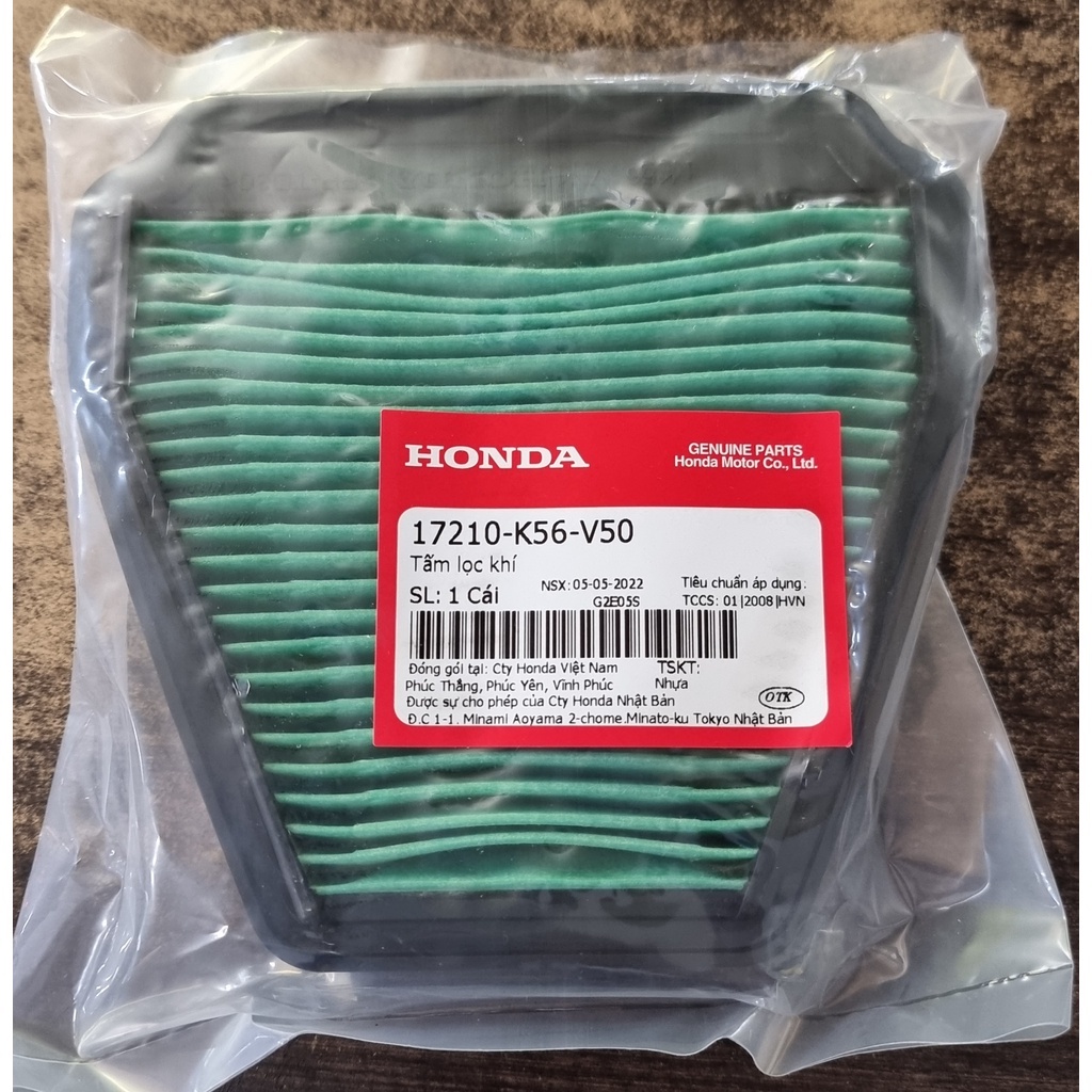 RSX RSX 150 AIR FILTER 100 ORIGINAL HONDA 17210K56V50 Shopee Malaysia