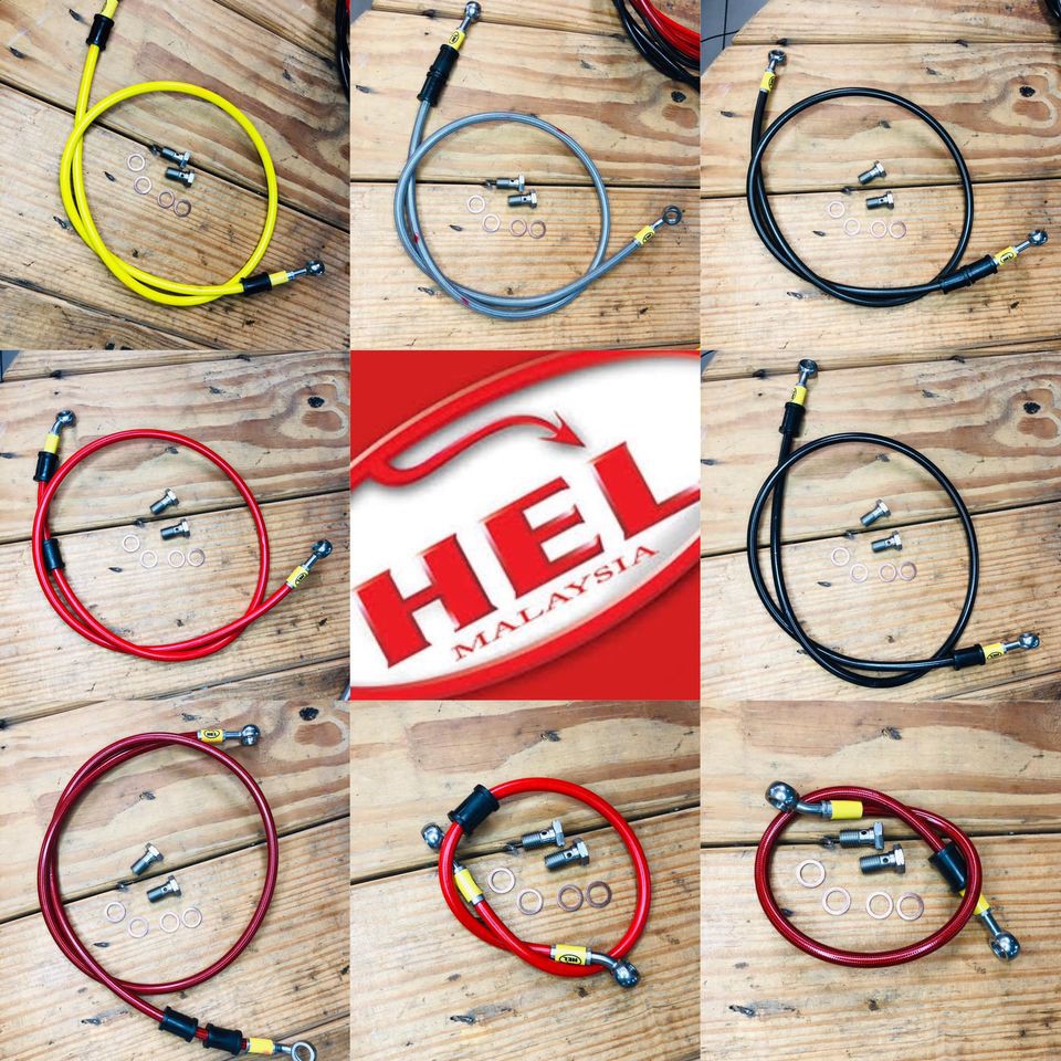 Original Genuine Hel Performance Racing Brake Hose Y16 Y15 RSX150 RS150