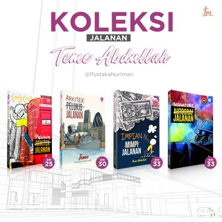 Koleksi Siri Jalanan 4 Buku Teme Abdullah Pelukis Arkitek Impian Signature Shopee Malaysia