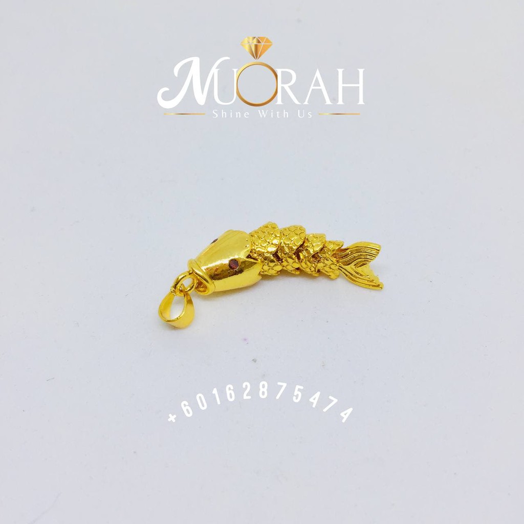 Loket Ikan Terbaru Emas Korea Exclusive Design Mcm Emas Sebenar