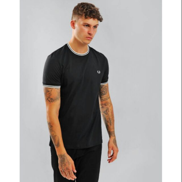 twin tipped t shirt fred perry