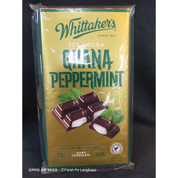 Whittaker's Ghana Peppermint (250gram)