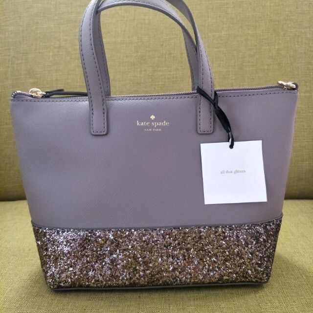 kate spade glitter tote