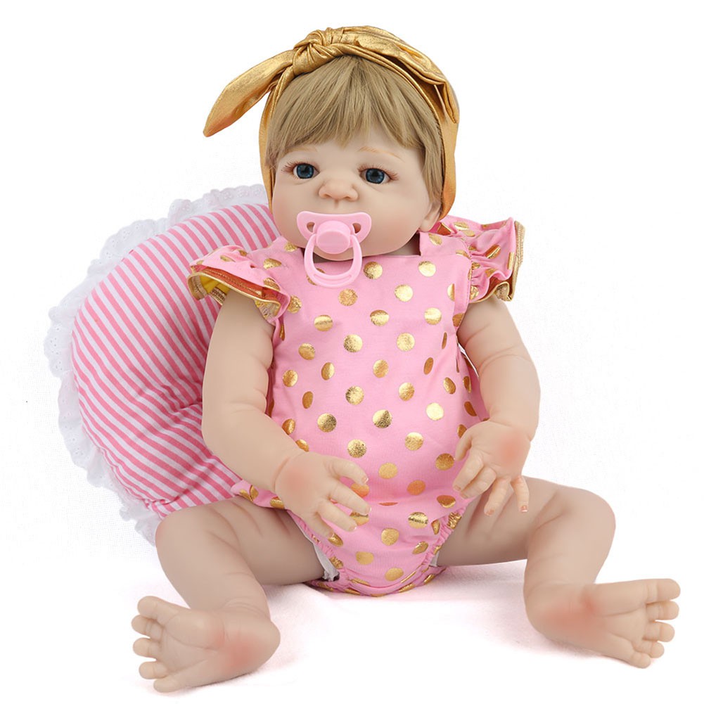 simulated baby girl doll