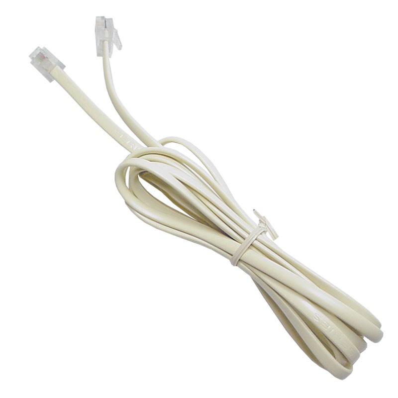 13 Foot 4M for Landline Telephone Uxcell RJ11 6P2C Male Plug Telephone Line and Cable and Wire 