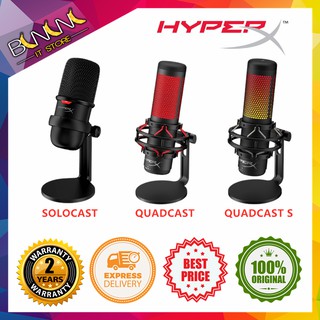 hyperx quadcast solocast condenser