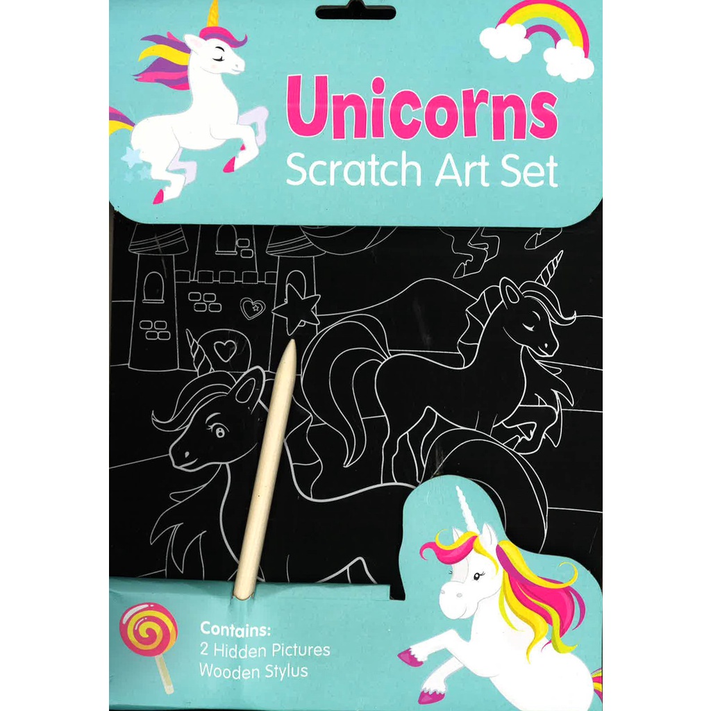 (BBW) Unicorns Scratch Art Set (ISBN:9781788241267) | Shopee Malaysia