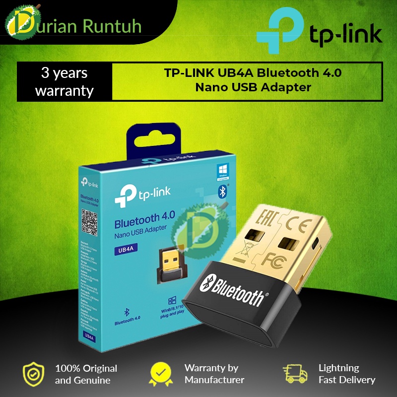 TP-Link UB4A Wireless Bluetooth 4.0 Nano USB Adapter For Desktop ...
