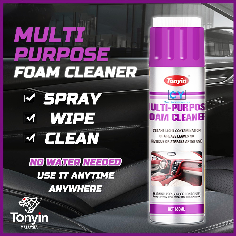 TONYIN Multipurpose Foam Cleaner Home/Car Cleaner Foam Car Cleaning