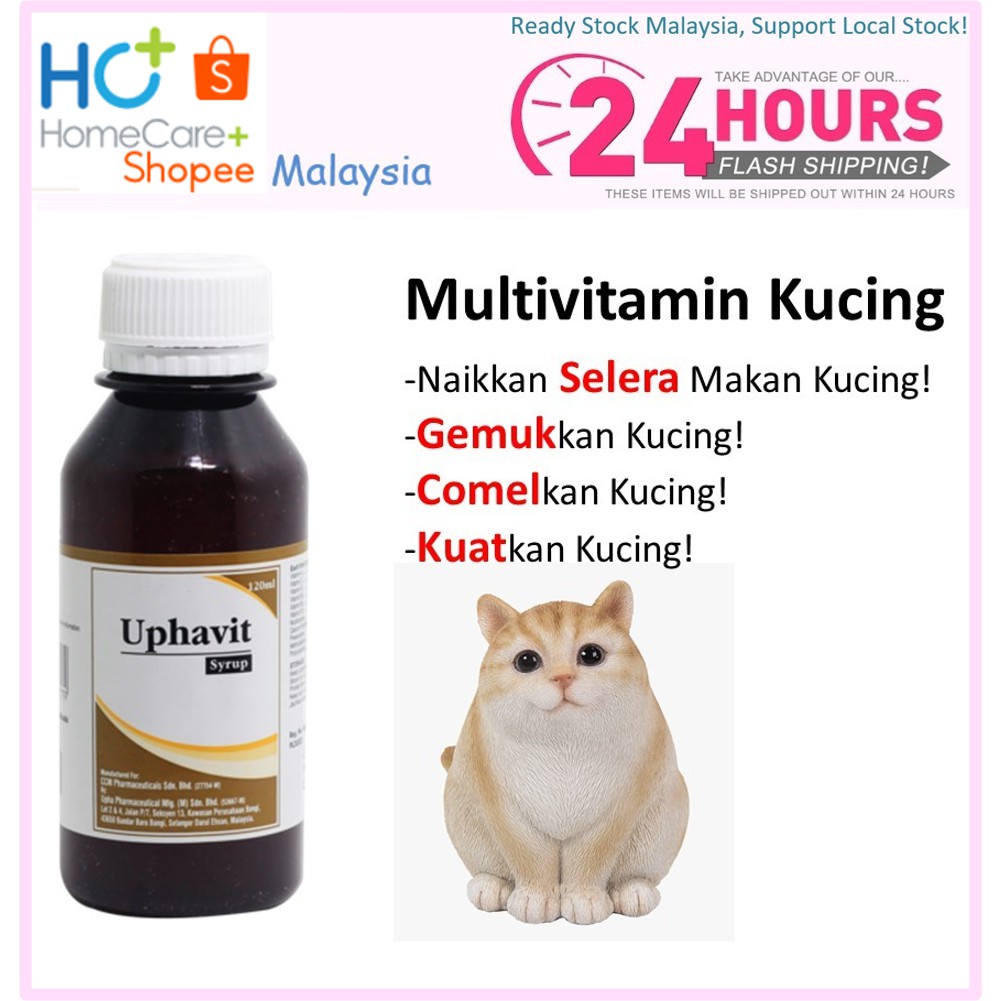 Vitamin Selera Makan Kucing Uphavit (120ml)