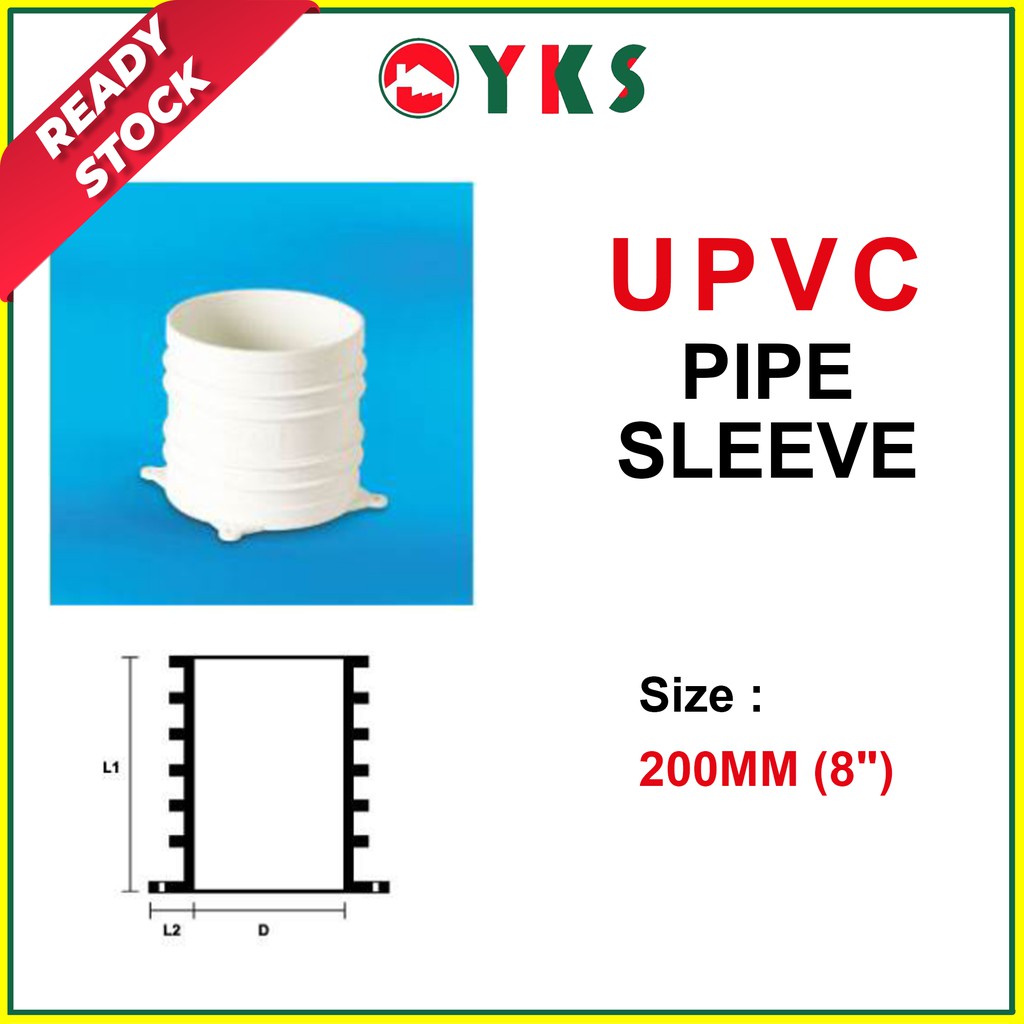 UPVC PIPE SLEEVE 200mm Pipe & Fittings System Shopee Malaysia