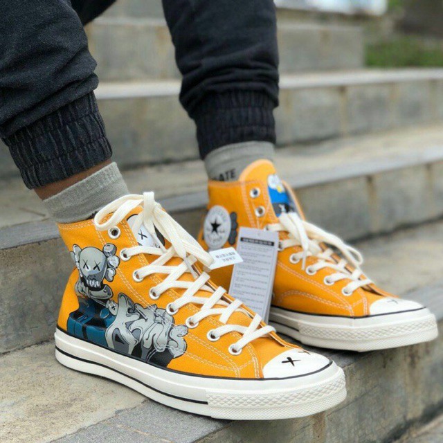 converse high cut mustard