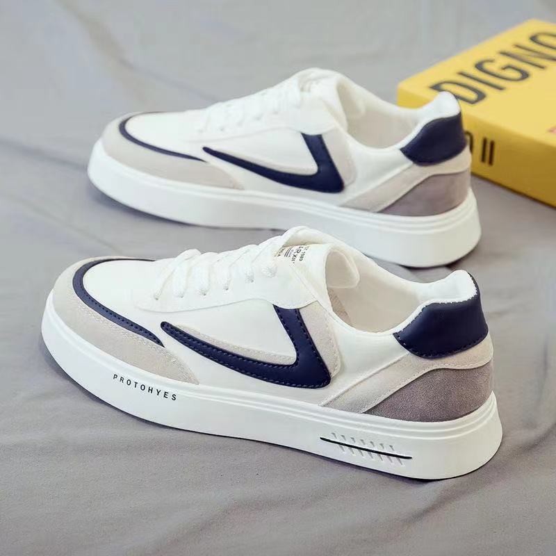 Shoes Men s 2021 New Summer Breathable Low Top Canvas Wild Casual Sports white shoes-Sepatu lelaki Musim panas baru boleh bernafas Sepatu atas rendah liar Kasual sukan putih