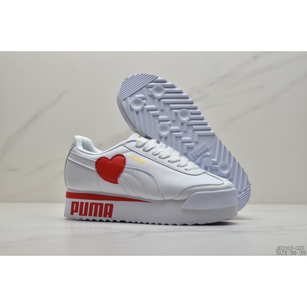 puma high sole shoes