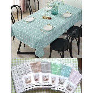 Waterproof Tablecloth Cover Alas Meja Plastik Shopee 