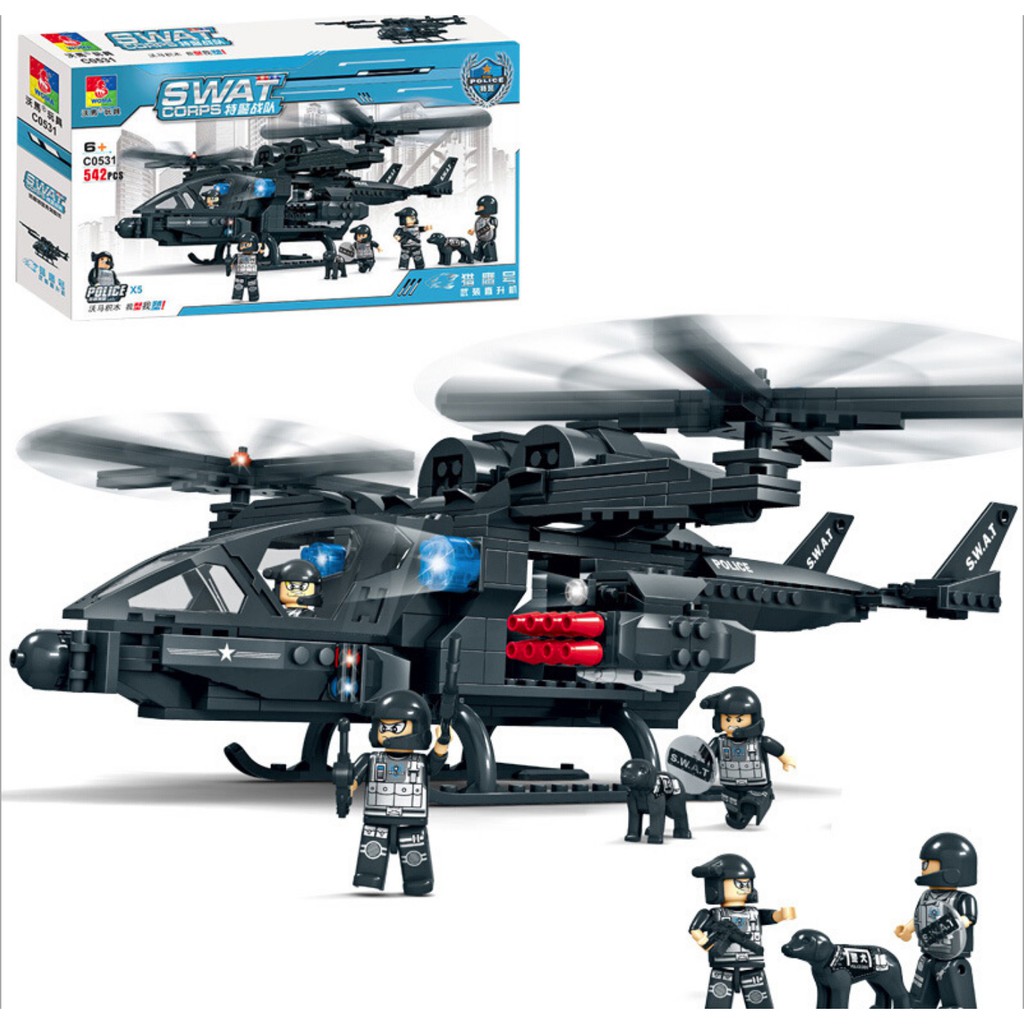 swat helicopter toy