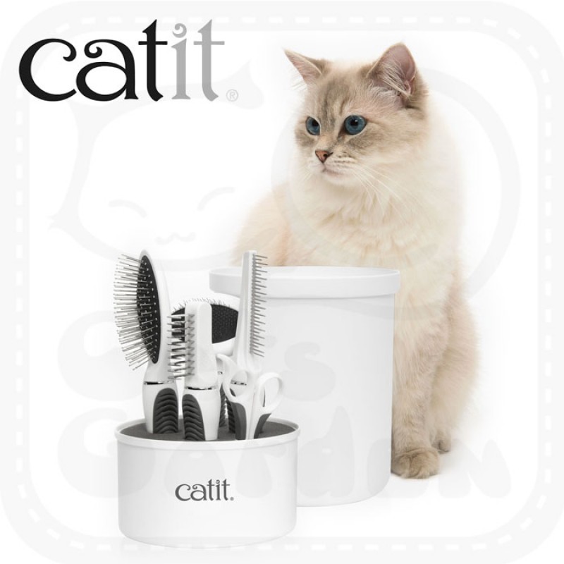 Catit Grooming Kit For Longhaired Cats Shopee Malaysia