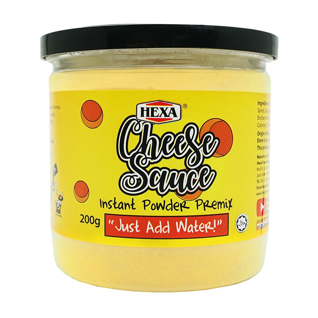 HEXA HALAL Cheese Sauce Powder Premix 200g | Shopee Malaysia