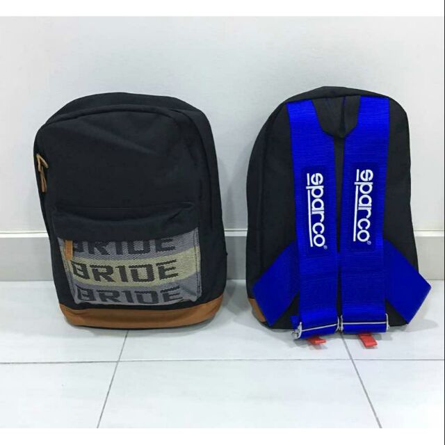 sparco backpack blue