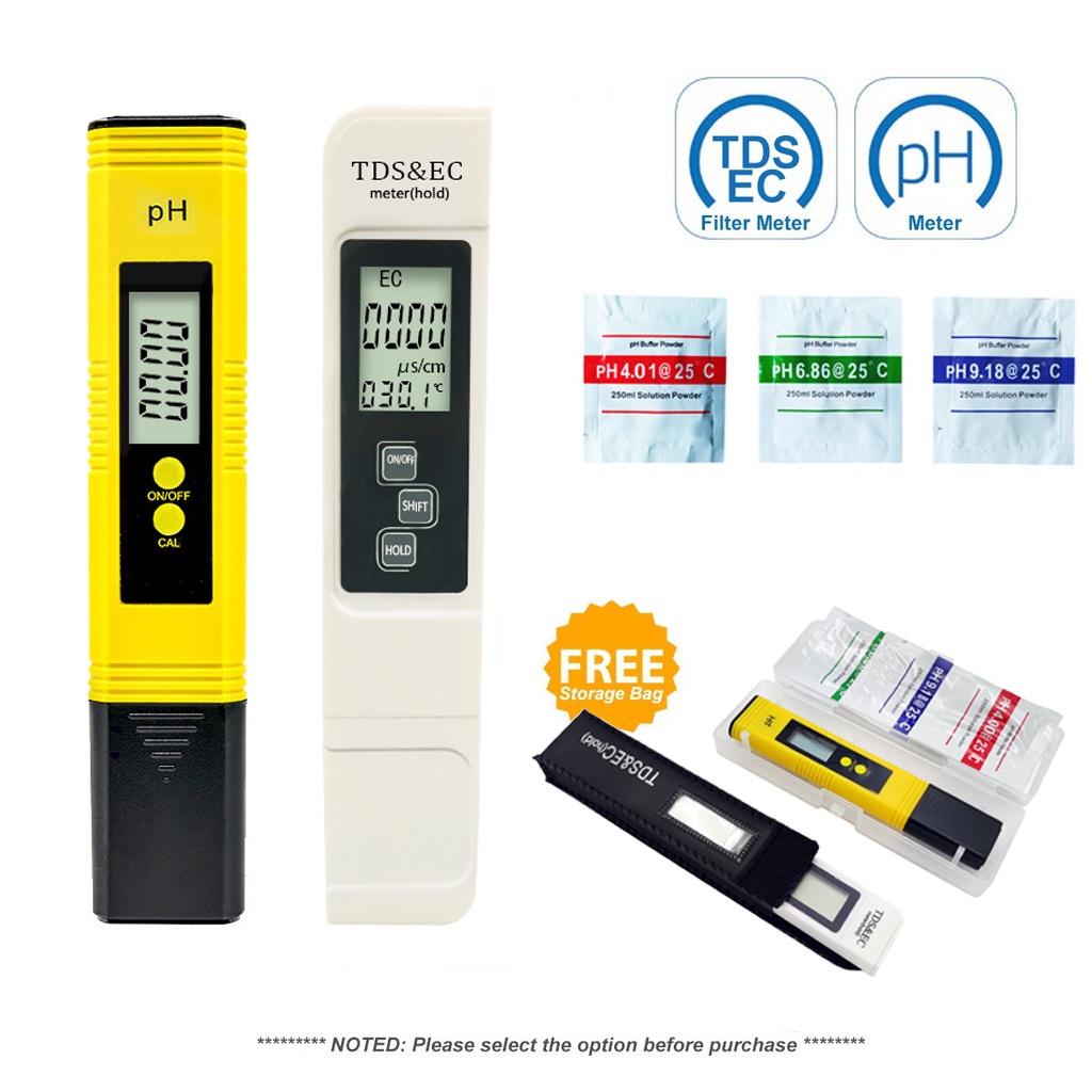 Portable Ph Meter For Water Digital Lcd Water Purity Tds Ec Meter Baja