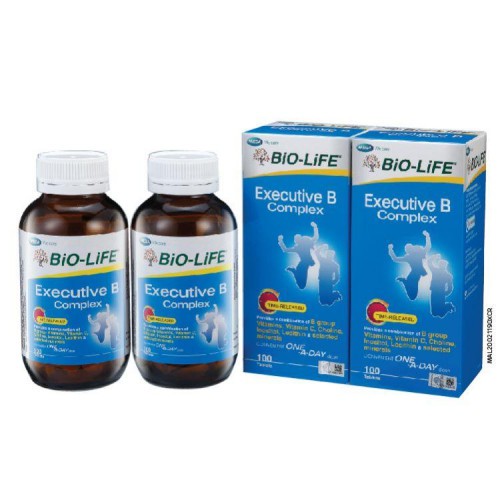 BIOLIFE EXECUTIVE B COMPLEX 100's X 2 ( EXP 08/2023) | Shopee Malaysia