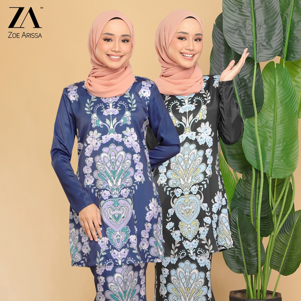  BAJU  KURUNG MODEN RAYA  2022  Zoe Arissa Haleena Kurung 