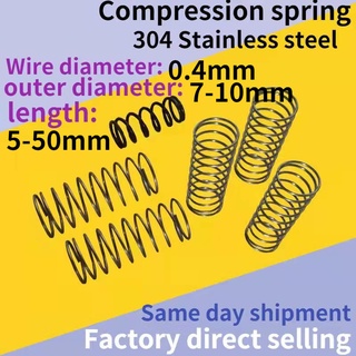 Compression Spring Pressure Spring 0.3mm-2mm Wire Diameter 304 Stainless Steel
