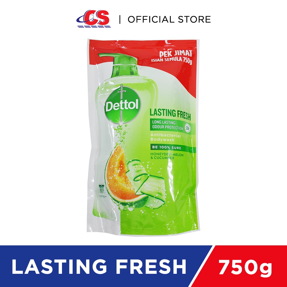 DETTOL Shower Gel Lasting Fresh Refill 750g Shopee Malaysia