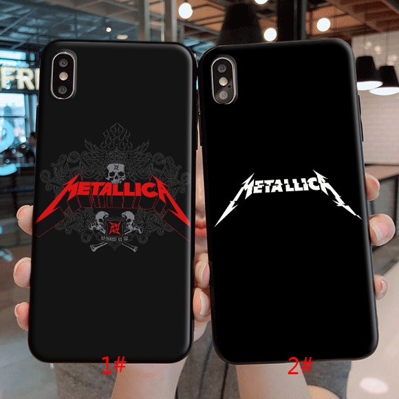 Iphone 5s Se 6s 7 8 Plus X Xr Xs Max Soft Case Metallica Shopee Malaysia