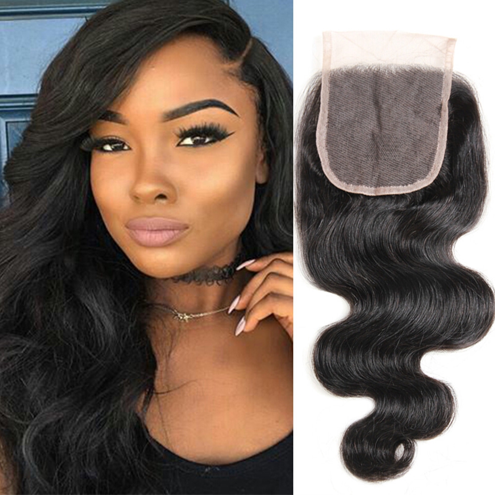 Good Quality Tangle Hair Weaving Body Wave Hair Closure Body Wave