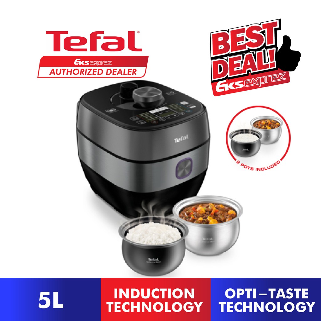 Tefal Home Chef Smart Pro IH Multicooker/Pressure Cooker (5L) CY638D65