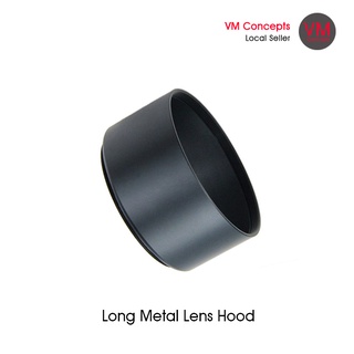 46mm/49mm/52mm/55mm Quality Long Metal Lens Hood for 46mm/49mm/52mm/55mm All Lens Filter Thread (Ready Stock)