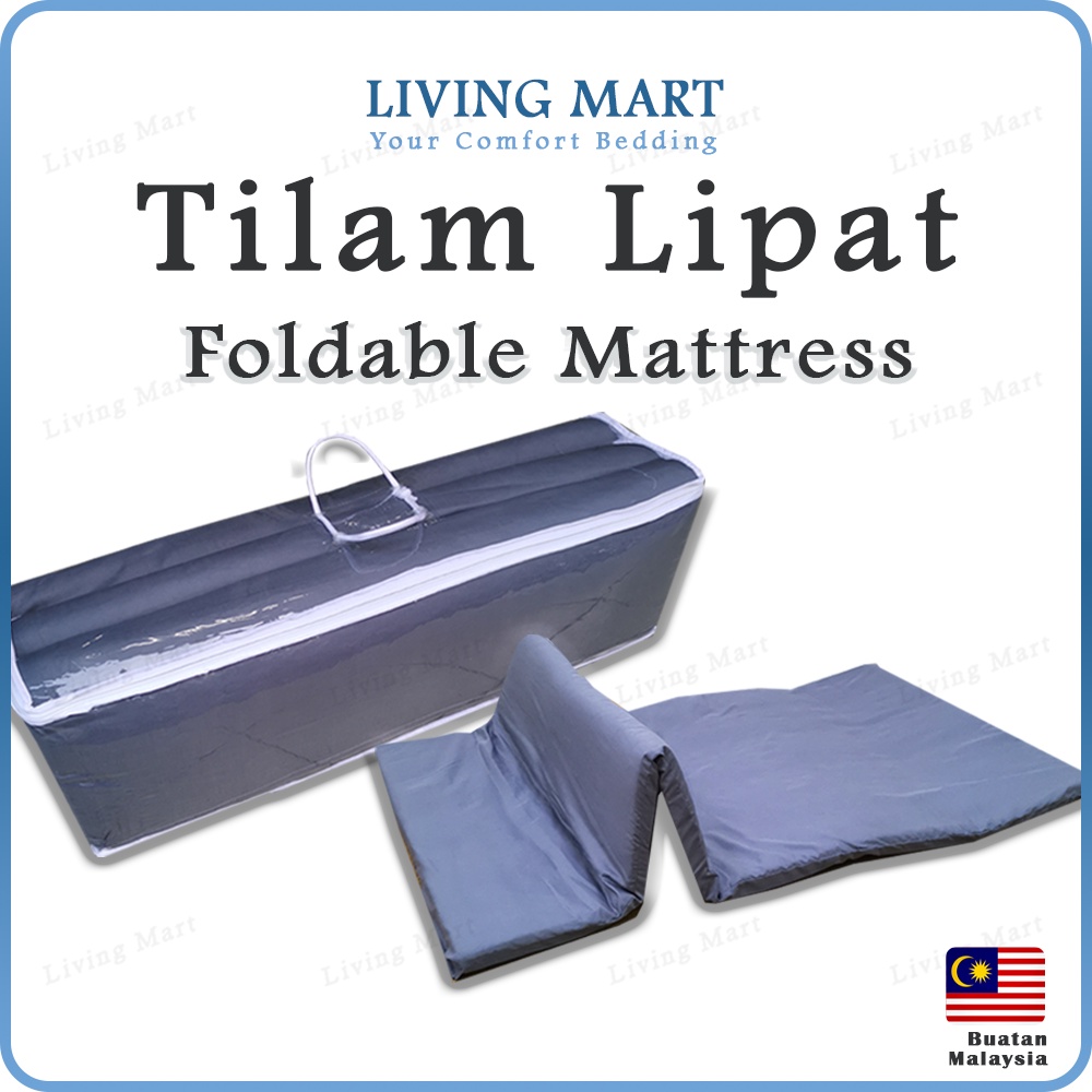 Tilam Lipat Tetron COTTON / Travel Mattress Foldable Mattress Multi