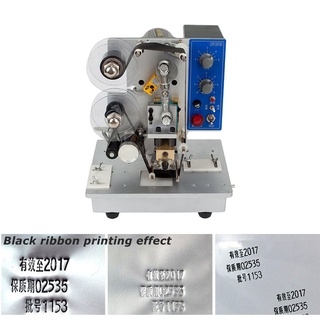 Small Electric Printer Ribbon Date Encoder Plastic Bag And Other Printing And Coding Hot Stamping Machine