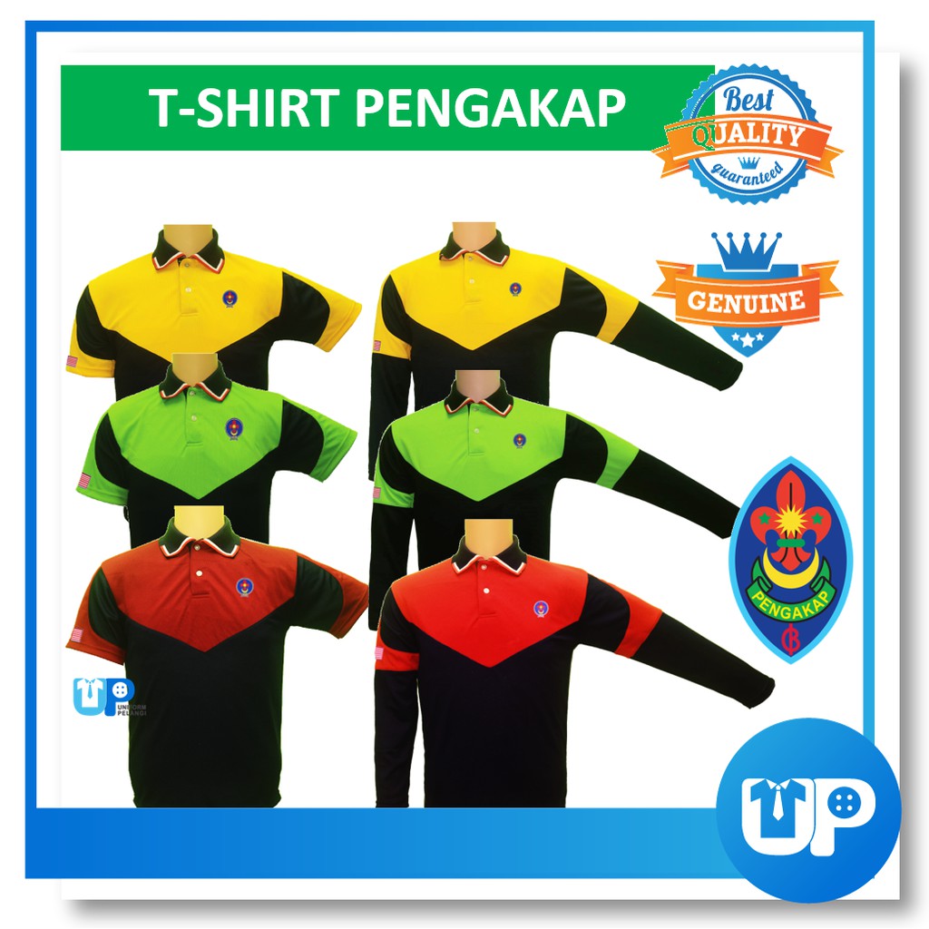 T Shirt Pengakap Kanak Kanak Muda Remaja Microfiber Scouts Original New Design Shopee Malaysia