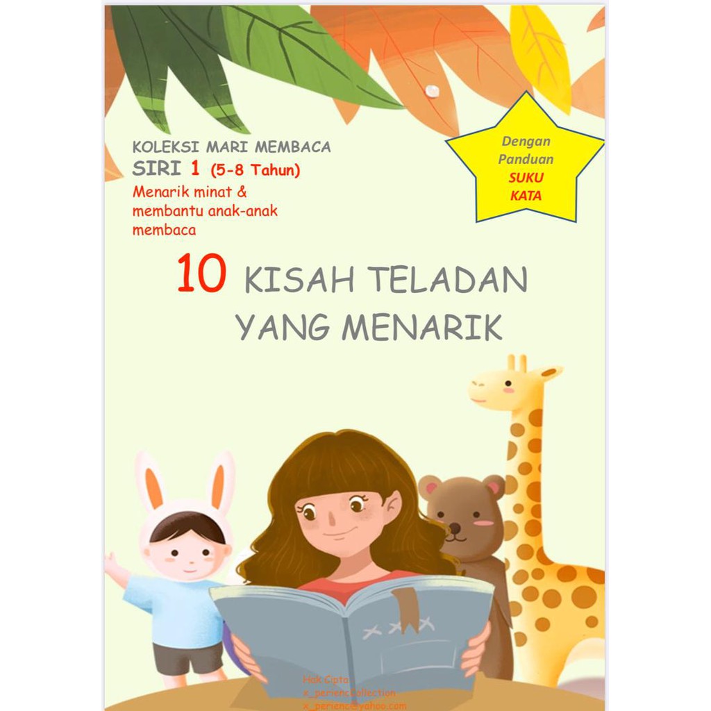 Ebook KOLEKSI MARI MEMBACA (SIRI 1) 10 KISAH TELADAN YANG MENARIK DENGAN PANDUAN SUKU KATA