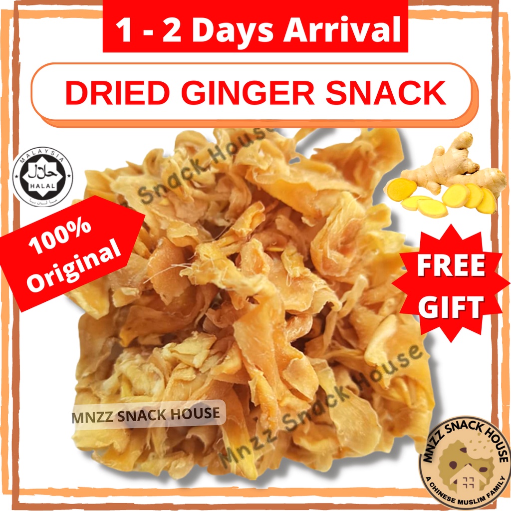 [100 ORIGINAL] No Sugar Dried Bentong Ginger Snack Jajan Beverage