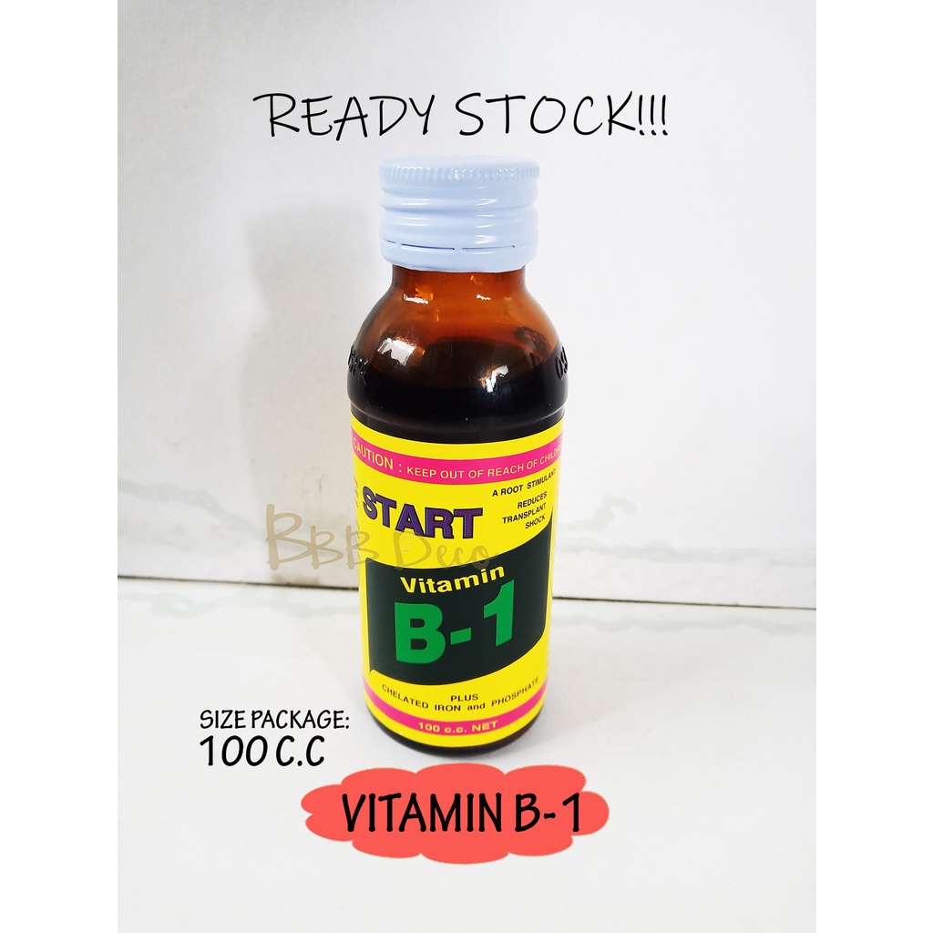 VITAMIN B1 100c.c net (Start) A Root Stimulant/ Penggalak Akar B1