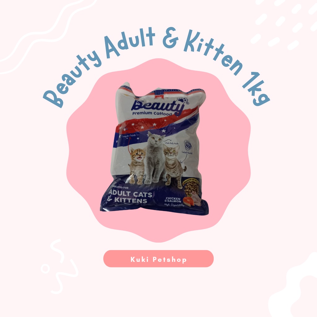 Beauty Premium Cat Food 1KG/Beauty Cat Food Shopee Malaysia