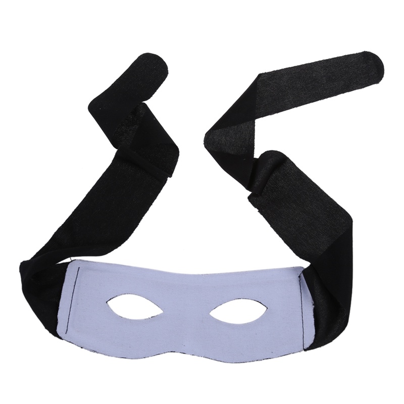 Eye Mask Costume Mask highwayman robber Fancy Dress Black Zorro Bandit