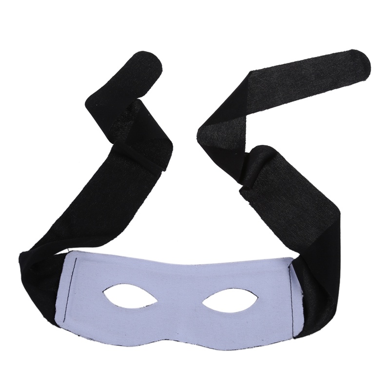 Eye Mask Costume Mask Highwayman Robber Fancy Dress Black Zorro Bandit