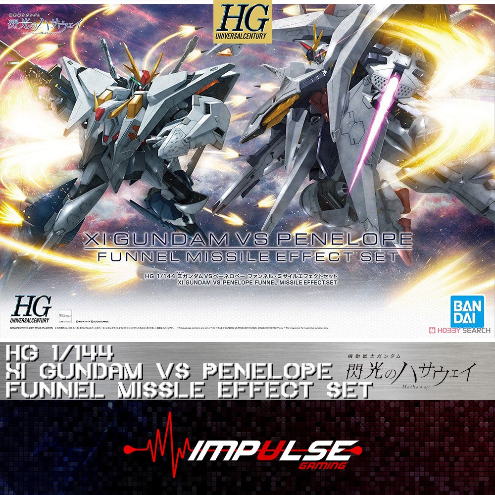 Bandai Hg 1 144 Xi Gundam Vs Penelope Funnel Missile Effect Set