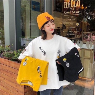 READY STOCK BAJU TSHIRT MURAH KOREAN PATCHES PEREMPUAN READY STOCK BAJU TSHIRT MURAH KOREAN PATCHES PEREMPUAN