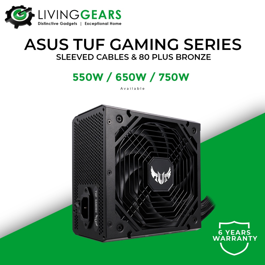 Asus TUF Gaming Series ( 550W / 650W / 750W ) 80Plus Bronze Power ...