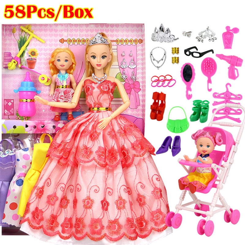 barbie doll complete set