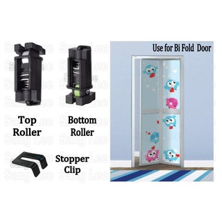 Aluminium sliding  cabinet door anti jump roller Roda 