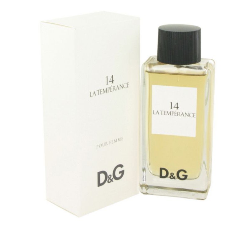 READY STOCK Dolce & Gabbana La Temperance 14 EDT 100ML Tester (With Cap) -  Woman | Shopee Malaysia