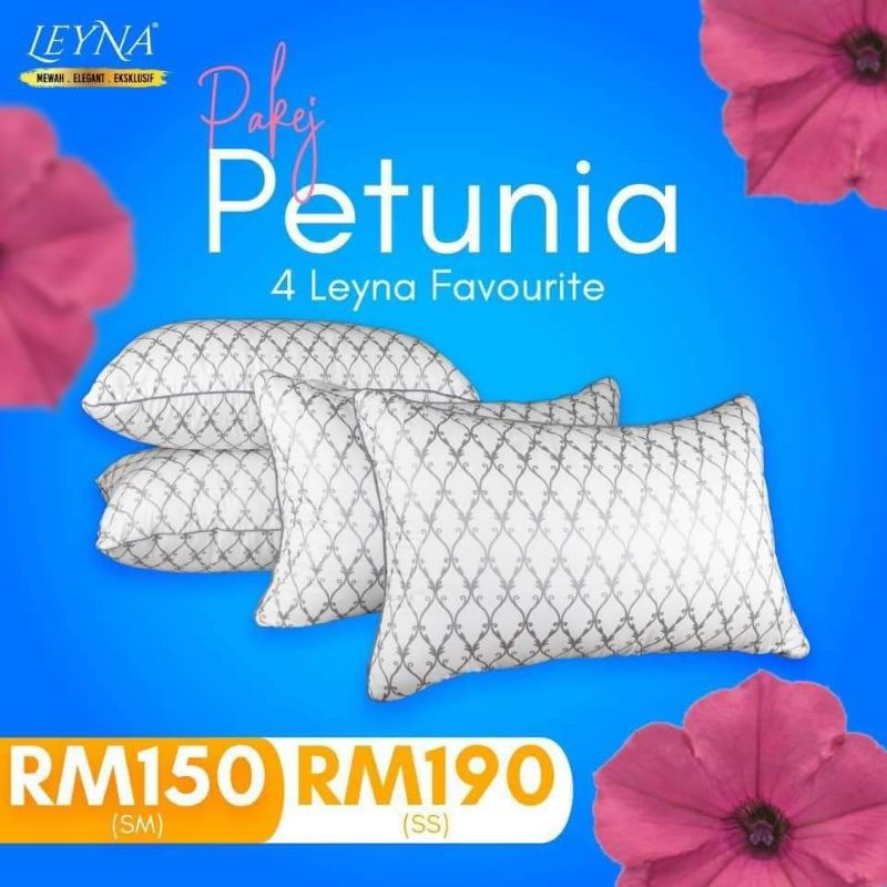 Pakej bantal leyna / bantal leyna / bolster pakej / bantal baring pakej