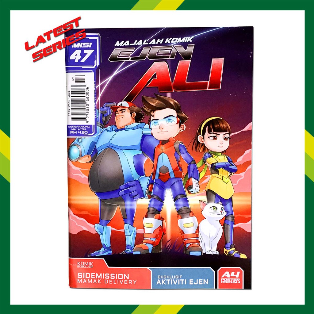Majalah Komik Ejen Ali 47 New 46 45 44 43 42 41 40 Shopee Malaysia